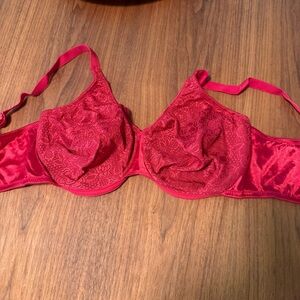 Vintage Vanity Fair Red Bra 38D